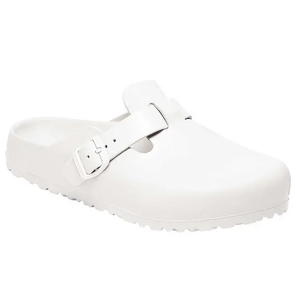 Birkenstock Boston Eva White Womens, Weiß/white