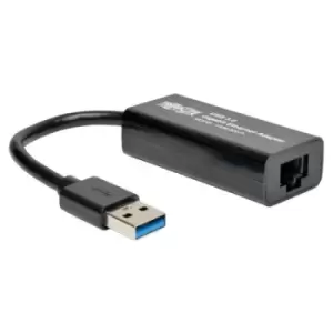 Tripp Lite U336-000-R USB 3.0 to Gigabit Ethernet NIC Network Adapter - 10/100/1000 Mbps Black