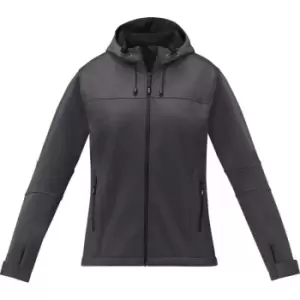 Elevate Womens/Ladies Match Soft Shell Jacket (L) (Storm Grey)