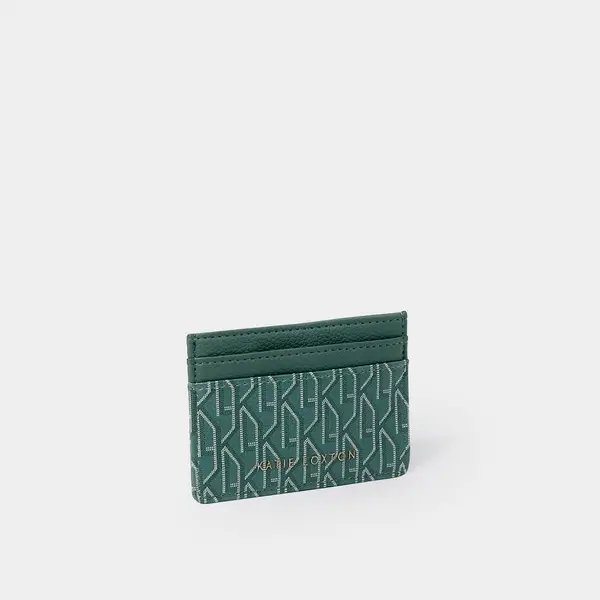 Katie Loxton Green Signature Card Holder KLB2914