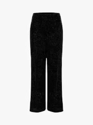 Phase Eight Black Sissy Glitter Trousers - 8