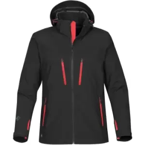 Stormtech Mens Patrol Softshell Jacket (M) (Black/Bright Red)