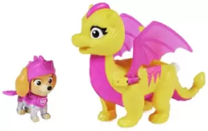 PAW Patrol Rescue Knights Skye and Dragon Scorch Figure