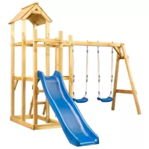 Vidaxl Playhouse With Slide Swing Ladder 285X305X226.5 Cm