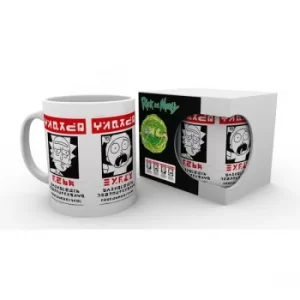 Rick and Morty Wanted Mug