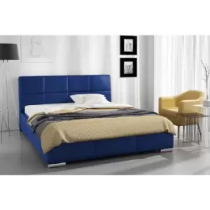 Envisage Trade - Simplier Upholstered Beds - Plush Velvet, Super King Size Frame, Blue - Blue