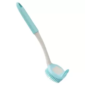 Jvl Anti-bac Rubber Dish Brush With Extra Bristles