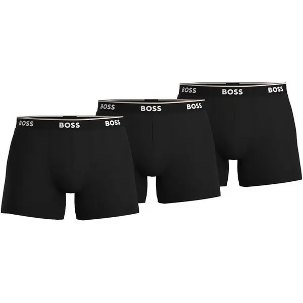 Boss 3 Pack Boxer Shorts - Black S