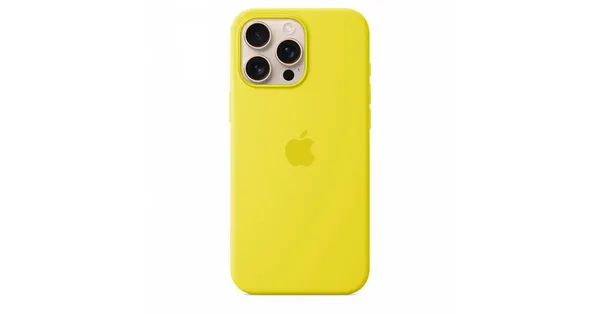 Apple Silicone Case with MagSafe' for iPhone 16 Pro Max - Star Fruit