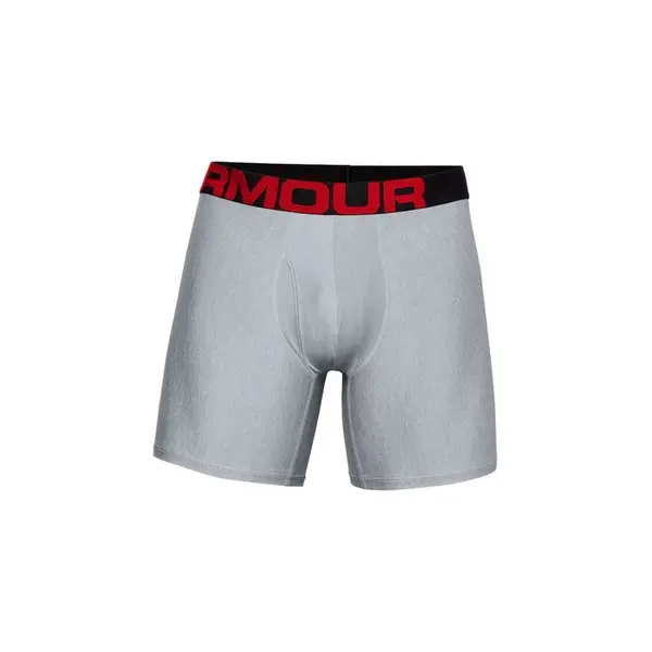 Under Armour Tech 6" Boxerjock 2pk - Mod Gray/Jet Gray - M