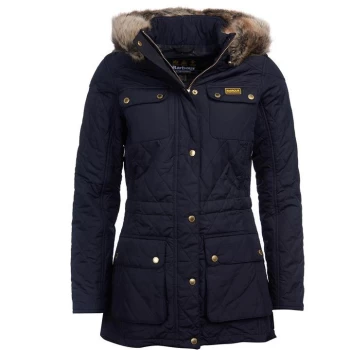 Barbour International Enduro Quilted Jacket - Navy