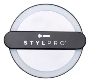 Stylpro Twirl Me Up Hand Held LED Mirror - Black