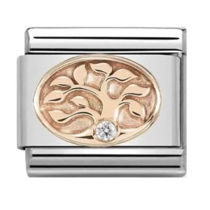 Nomination CLASSIC Rose Gold Tree Of Life With Stones Charm 430305/12