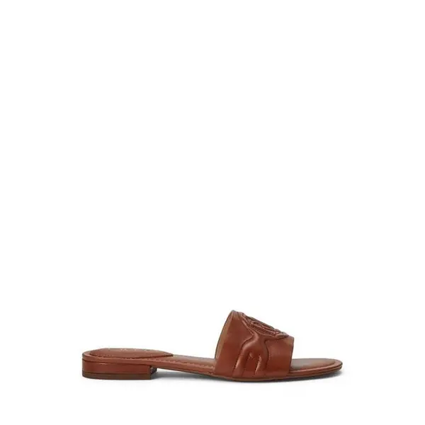 Lauren by Ralph Lauren Allegra Leather Sandals, - Brown 6