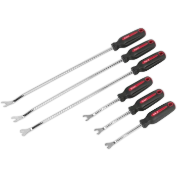 Sealey 6 Piece Trim Clip Removal Tool Kit