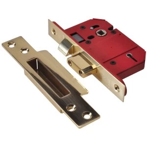 Union StrongBOLT 2200S BS 5 Lever Mortice Sashlock Satin Brass 68mm Box