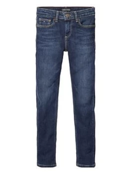 Tommy Hilfiger Boys Scanton Slim Fit Jeans - Dark Wash, Dark Wash, Size Age: 8 Years