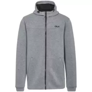 Trespass Mens Vega Active Hooded Top (XS) (Grey Marl)