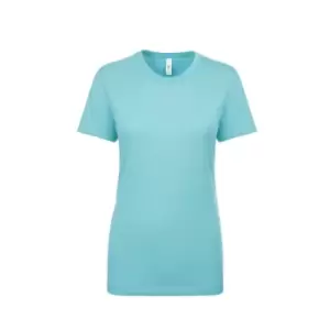 Next Level Womens/Ladies Ideal T-Shirt (L) (Tahiti Blue)