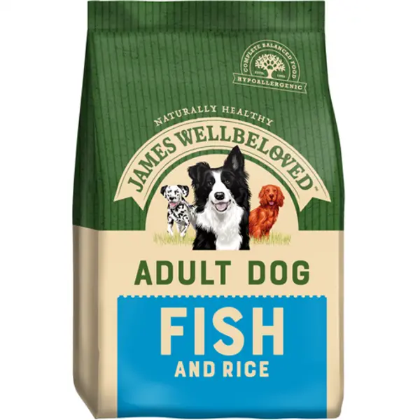 James Wellbeloved Adult Fish and Rice Dog Food 7.5kg