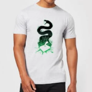 Harry Potter Basilisk Silhouette Mens T-Shirt - Grey - 4XL