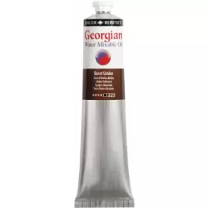 Daler-rowney - Georgian Watermixable Oil 119200223 200ml Burnt Umber