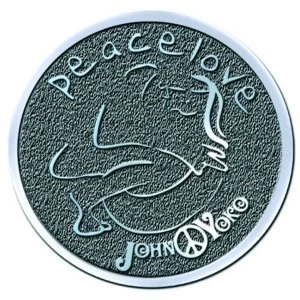 John Lennon - Peace & Love Pin Badge