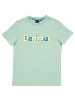 Barbour Boys Brady T-Shirt - Faded Apple, Faded Apple, Size 12-13 Years