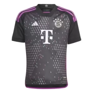 adidas Bayern Munich Away Shirt 2023 2024 Juniors - Black