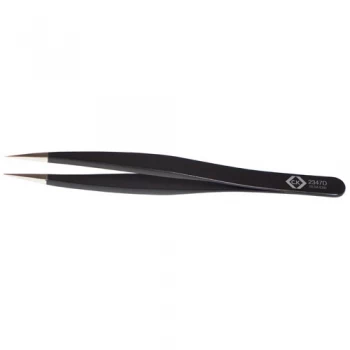 C.K. T2347D SD tweezers 00 SA-ESD Pointed, flat 120 mm