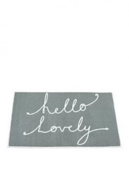 Hello Lovely Bath Mat