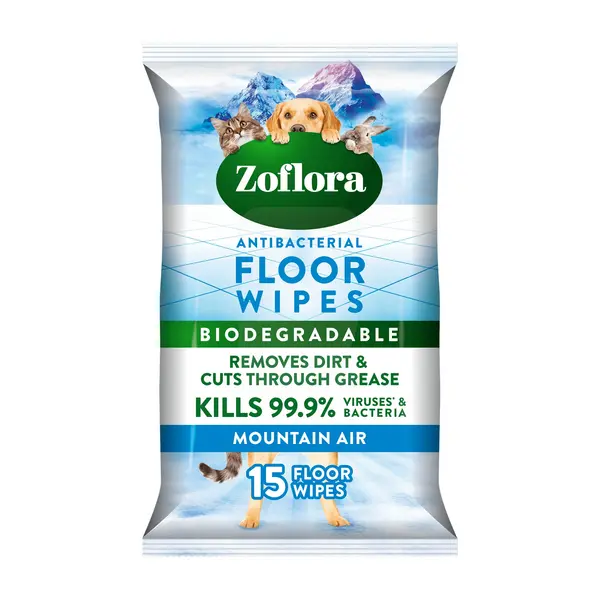 Zoflora Mountain Air Floor Wipes Clear