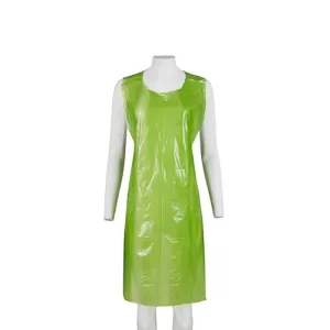 Apron on a Roll LDPE Polythene Green Pack of 1000 A2GR