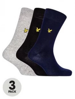 Lyle & Scott Angus 3 Pack Sock - Multi