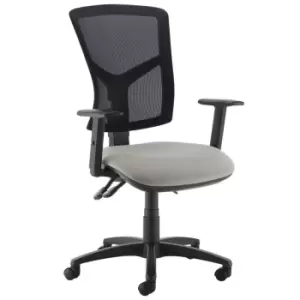 Dams MTO Senza High Mesh Back Operator Chair with Adjustable Arms - Tarot Purple