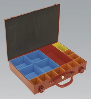 Sealey APMC15 Metal Case with 15 Storage Bins