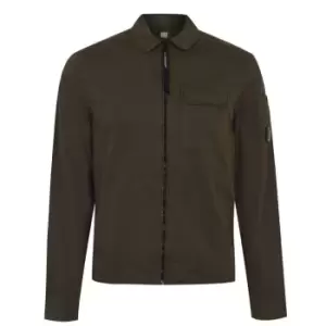 CP COMPANY Zipped Overshirt - Green