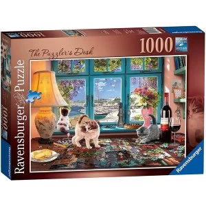 The Puzzler's Desk Jigsaw Puzzle - 1000 Pieces