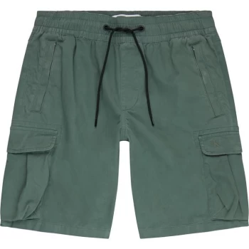 Calvin Klein Jeans Cargo Shorts - Duck Green