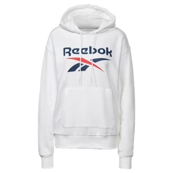 Reebok Identity Logo French Terry Hoodie Womens - White