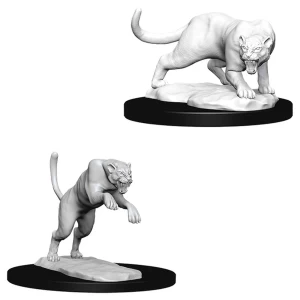 Dungeons & Dragons Nolzur's Marvelous Unpainted Miniatures (W6) Panther & Leopard