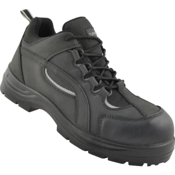 TMF308 Black Safety Trainers - Size 8