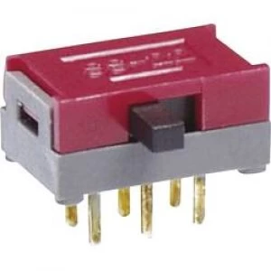 Slide switch 30 Vdc 0.1 A 1 x OnOnOn NKK Switches