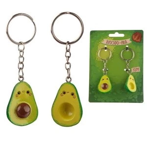 Collectable Set of 2 Avocado Keyrings