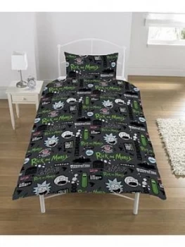 Rick & Morty Rick And Morty Get Schwifty Duvet Set - Single