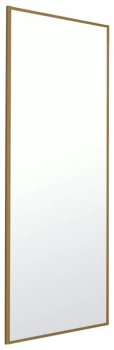 Sliding Wardrobe Door W762mm Oak Frame Mirror