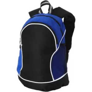 Bullet Boomerang Backpack (29 x 18 x 42 cm) (Solid Black/Royal Blue)