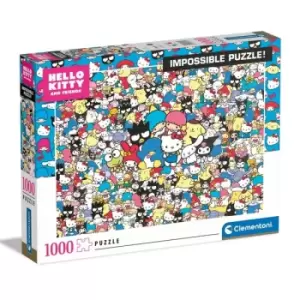 Hello Kitty Impossible Jigsaw Puzzle Hello Kitty And Friends (1000 pieces)