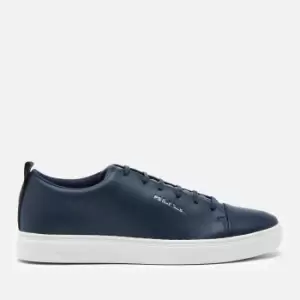 Paul Smith Mens Lee Leather Low Top Trainers - Dark Navy - UK 8