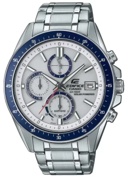 Edifice EFS-S510D-7BVUEF Mens Chronograph Steel Bracelet Wristwa Colour - Silver Tone